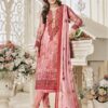 Multicolor Georgette Embroidered Semi-stitched Salwar Suit