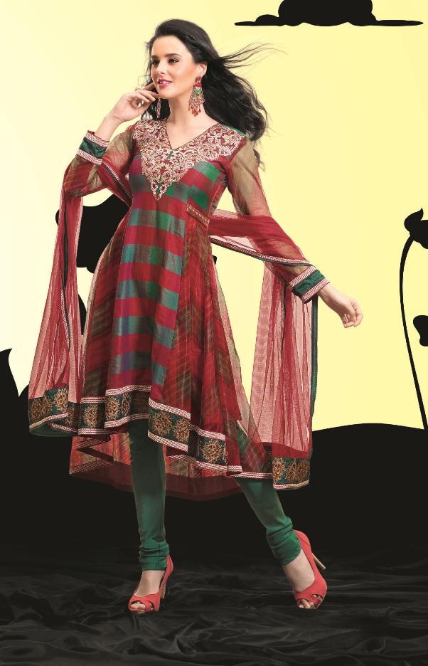 Anarkali Suit in High low Style